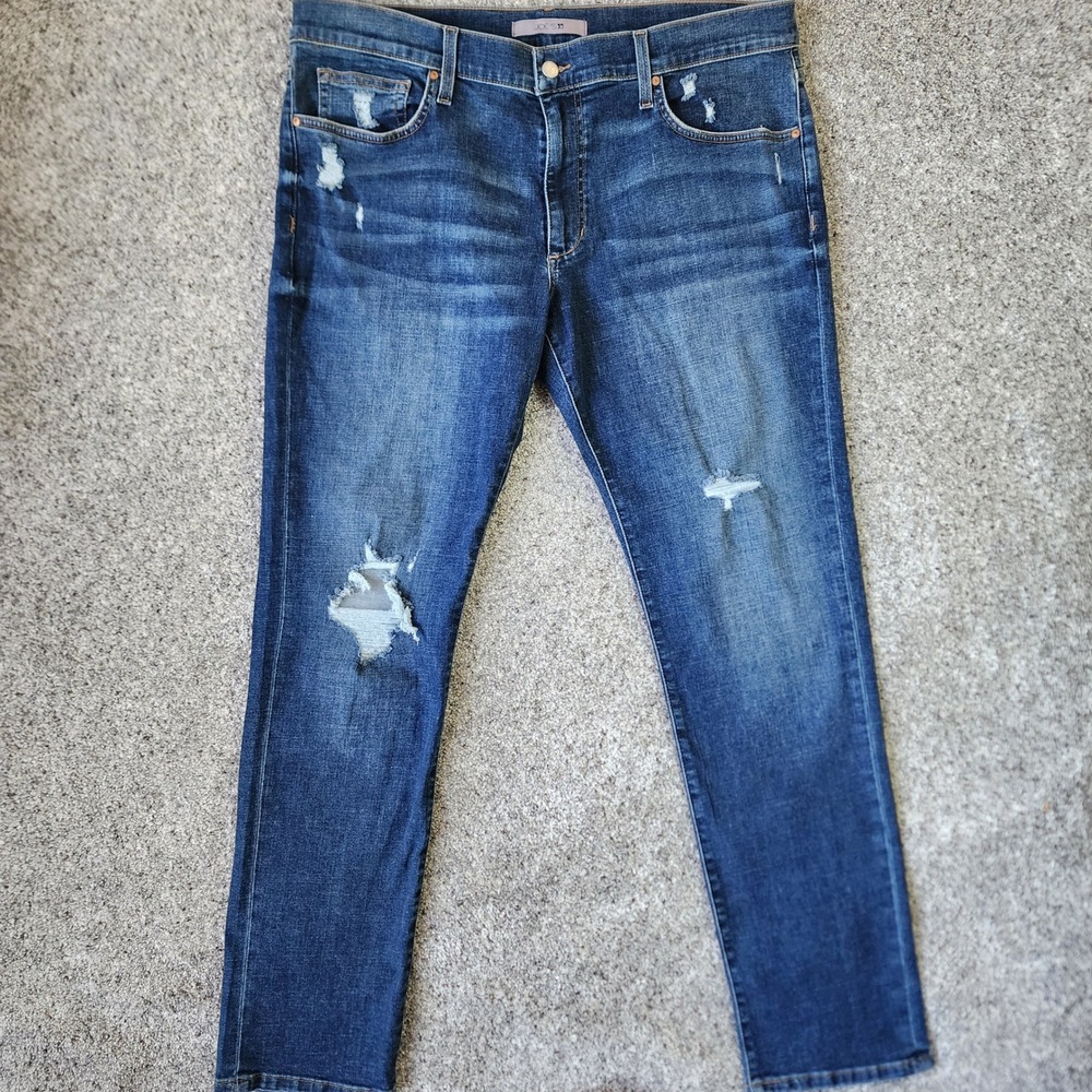 Joe's Jeans Brixton Jeans Mens 36 Distressed Straight Narrow Denim NWOT